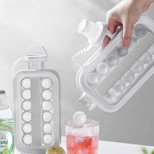 Forma do LODU Butelka PRZENOŚNA PLAŻA CAMPING PIKNIK TRITAN 2w1 MOBILNA 17x - miniatura 2