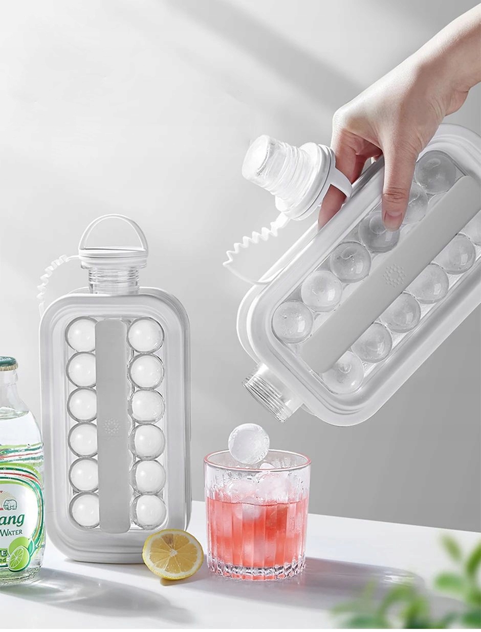 Forma do LODU Butelka PRZENOŚNA PLAŻA CAMPING PIKNIK TRITAN 2w1 MOBILNA 17x - obrazek 2