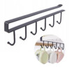 WIESZAK NA KUBKI UBRANIA Metalowy Haczyki CZARNY - miniatura 1