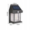 SOLARNA LAMPA OGRODOWA ŚCIENNA LAPKA NA TARAS ELEWACYJNA 1200mAh IP65 21cm - miniatura 5