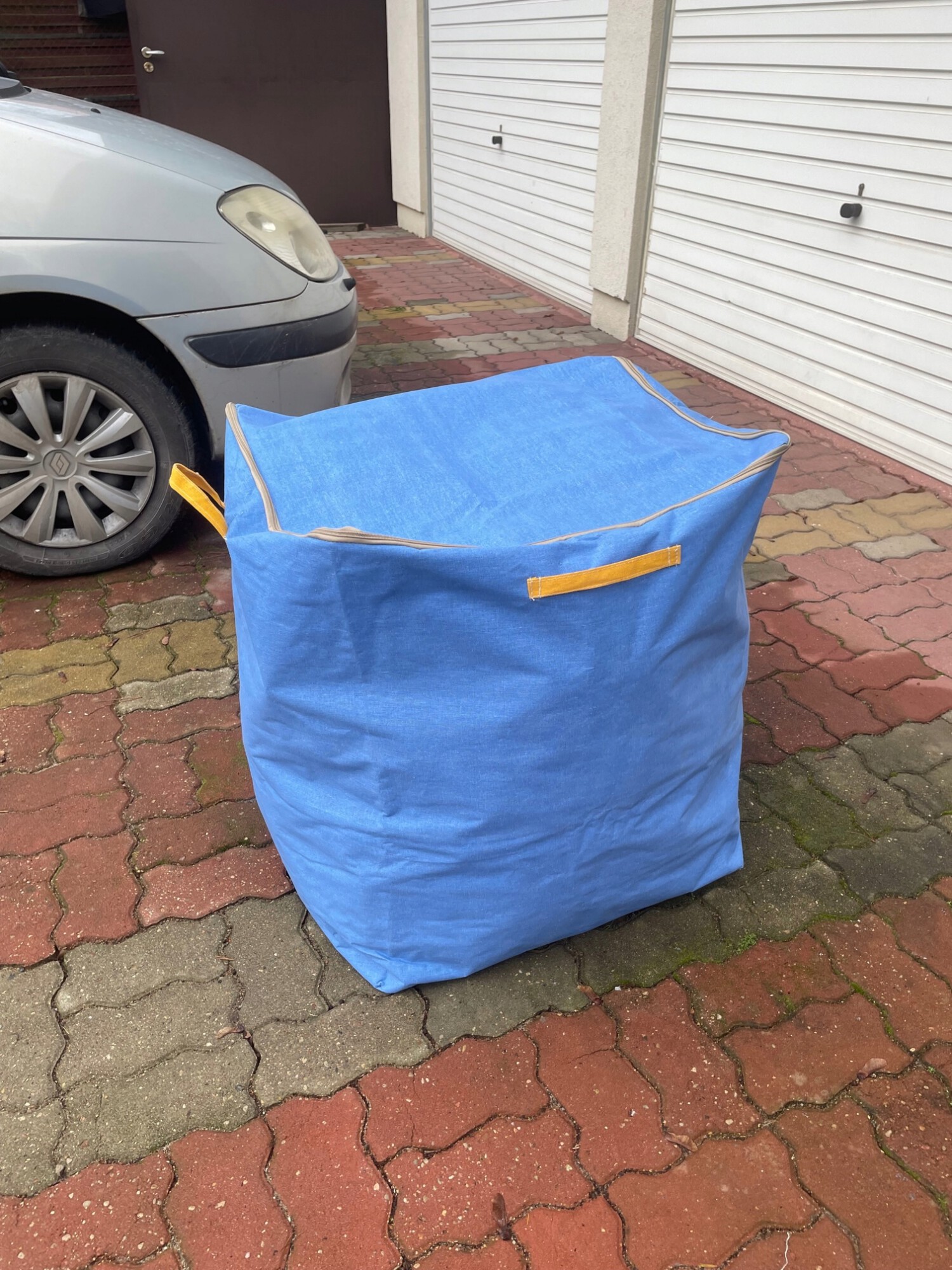 DUŻA TORBA Z USZAMI UCHWYTAMI NA ZABAWKI 3XL 220L WZMOCNIONA KURIERSKA - zdjęcie 6