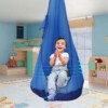 HUŚTAWKA OGRODOWA KOKON DLA DZIECI WISZĄCY FOTEL DO POKOJU NIEBIESKI - miniatura 4