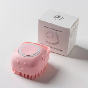 SZCZOTKA do MYCIA Psa DLA PSA GĄBKA z DOZOWNIKIEM na PŁYN - miniatura 7