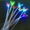 ZESTAW SPINEK DO WŁOSÓW MOTYLKI 5x KOLOROWE FESTIWAL WARKOCZE ŚWIECĄCE LED - miniatura 5