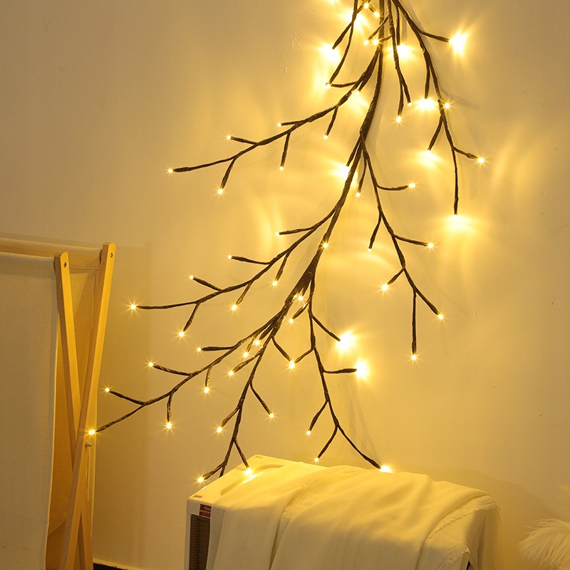 DRZEWKO LED Ozdobne SZCZĘŚCIA ŚWIĄTECZNE Lampki DEKORACJA na ŚWIĘTA Ścienna - obrazek 11