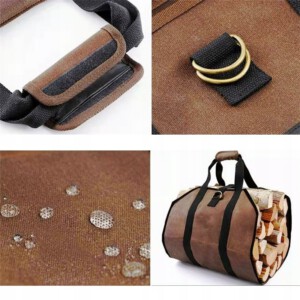 Torba na OPAŁ do DREWNA PRZENOŚNA DREWNO KOMINKOWE NOSZENIA DRZEWA XXL 900D - miniatura 11