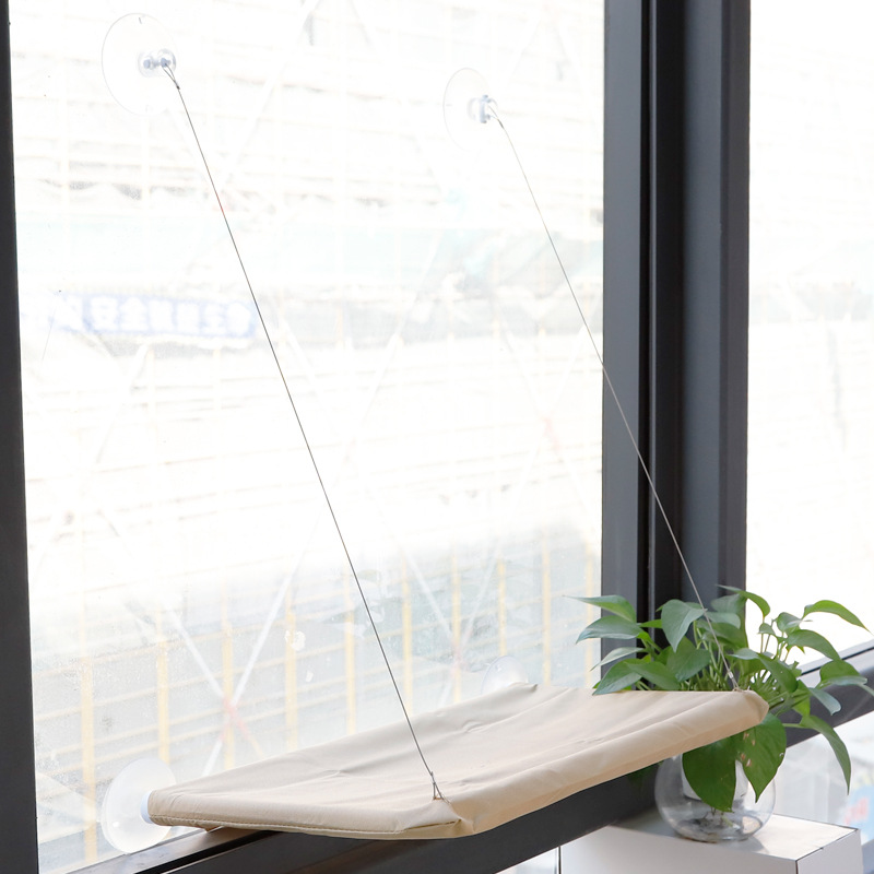 DUŻE LEGOWISKO OKIENNE DLA KOTA HAMAK LEŻAK NA OKNO LEŻANKA DO 20kg 55x35cm - obrazek 4