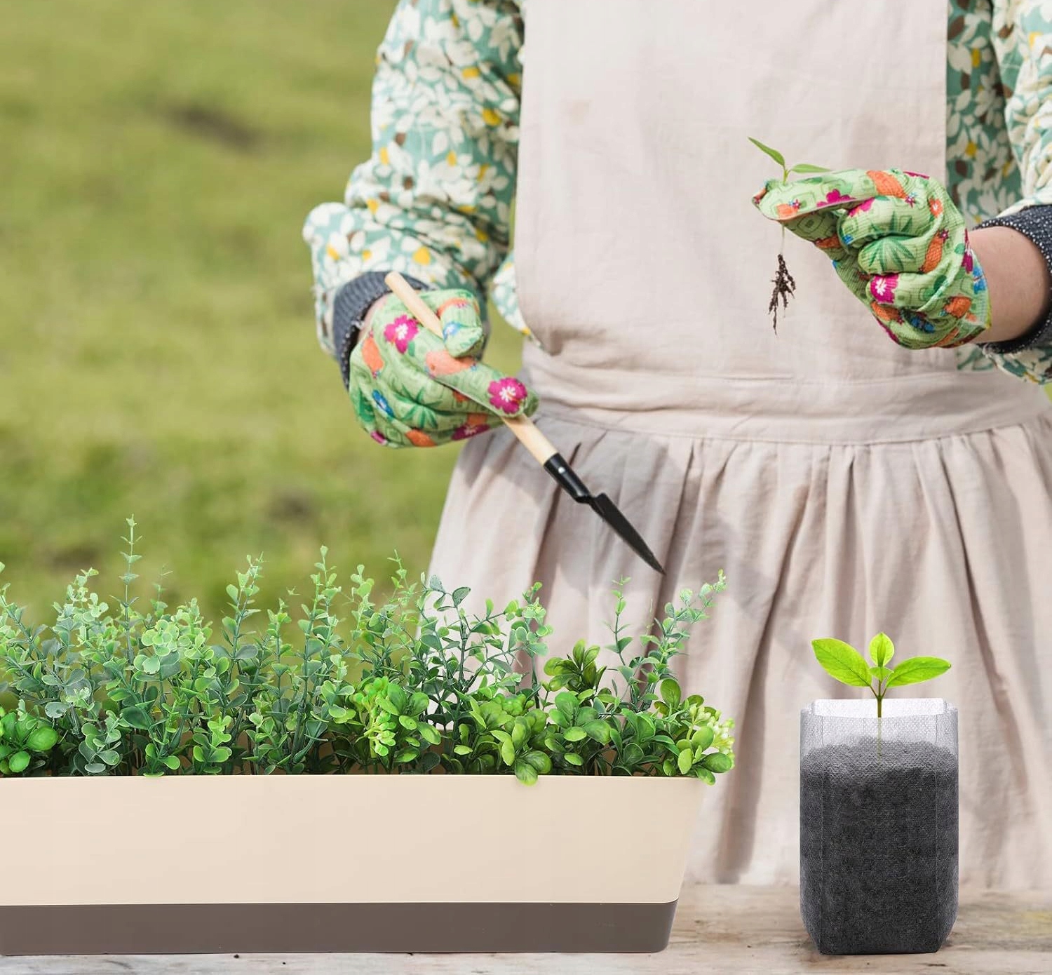 WORECZKI do SADZENIA ROŚLIN SADZONEK ROZSADA Biodegradowalne 100szt 8x10cm - obrazek 9