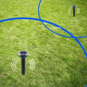 ULTRADŹWIĘKOWY ODSTRASZACZ SOLARNY NA KRETY NORNICE SZCZURY WĘŻE SZKODNIKI - miniatura 12