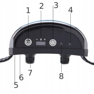 Obroża ANTYSZCZEKOWA Szkoleniowa PSÓW bez PRĄDU WIBRACJE DŹWIĘK IP65 USB - miniatura 3