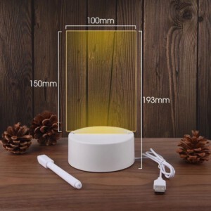 LAMPKA 3D LED OZDOBNA DO RYSOWANIA PISANIA WIADOMOŚCI PLEXI PREZENT - miniatura 10
