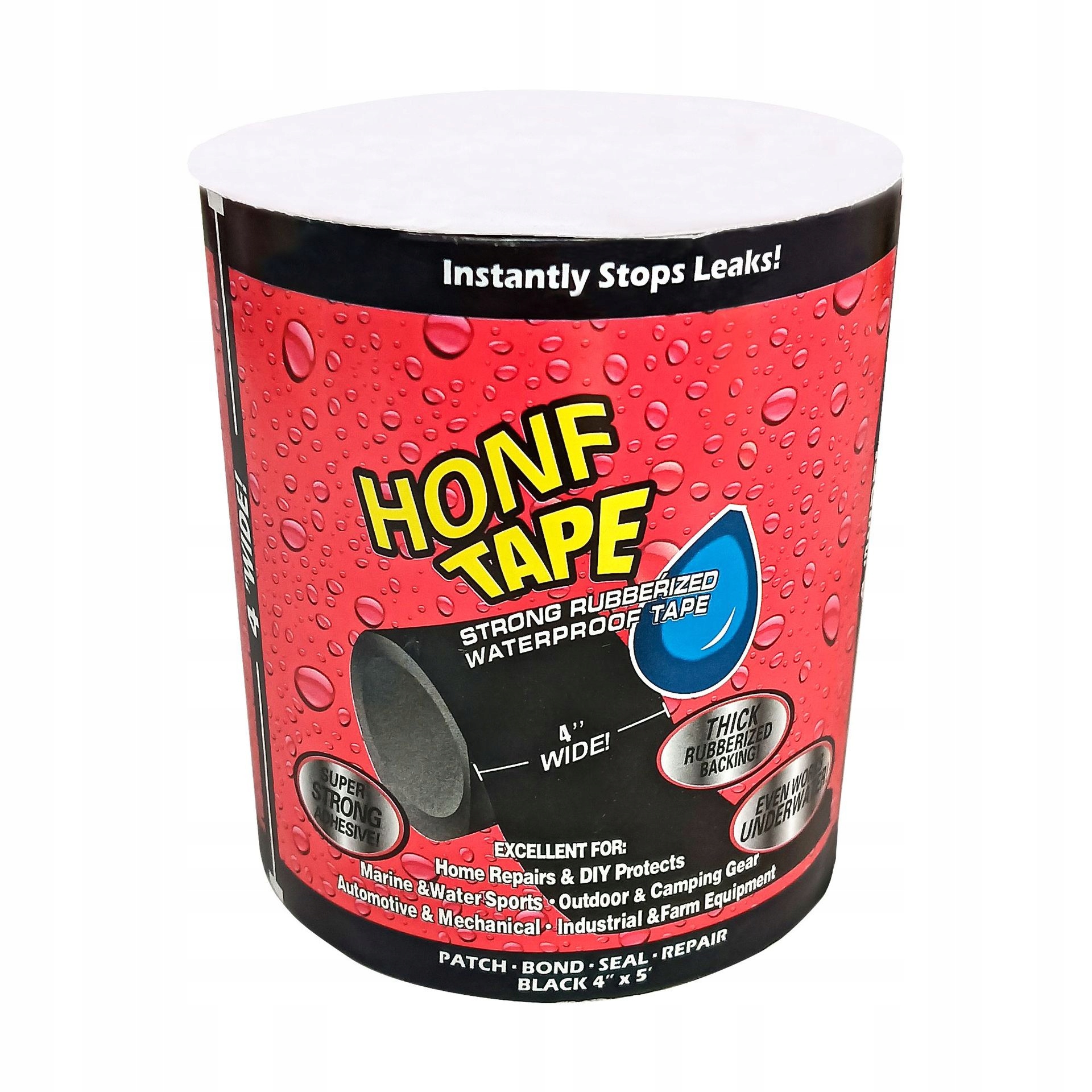 TAŚMA USZCZELNIAJĄCA WODOODPORNA DO RUR WYCIEKÓW BASENÓW NAMIOTÓW 10x152cm - obrazek 3