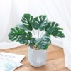 SZTUCZNA Roślina W DONICZCE REALISTYCZNA 33cm MONSTERA DELICIOSA Piękna - miniatura 4