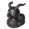 Kaczka KĄPIELOWA GOTHIC duck HEAVY METAL Czarna 15cm do WANNY PREZENT - miniatura 2