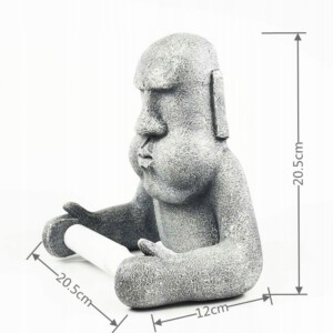 UCHWYT NA PAPIER TOALETOWY MOAI WYSPY WIELKANOCNE FIGURKA GŁOWA PREZENT - miniatura 4