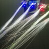ZESTAW SPINEK DO WŁOSÓW MOTYLKI 5x KOLOROWE FESTIWAL WARKOCZE ŚWIECĄCE LED - miniatura 2