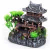 OZDOBA Dekoracja AKWARIOWA PIĘKNY Japoński dom XL 15cm - miniatura 4