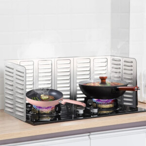 EKRAN do smażenia OSŁONA ALU przeciw ROZPRYSKOM OLEJU Czysta KUCHNIA 1szt - miniatura 12