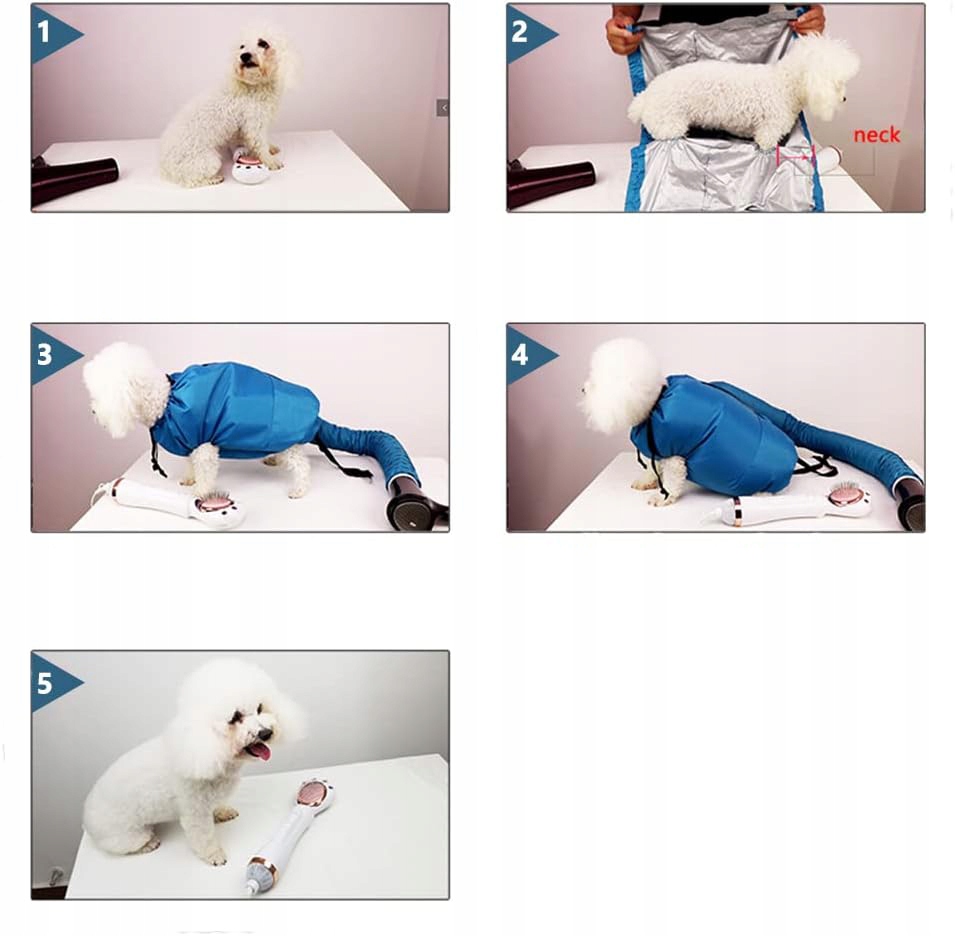 SUSZARKA DLA ZWIERZĄT PSÓW KOTÓW 6-15kg KOMBINEZON DO SUSZENIA - obrazek 4