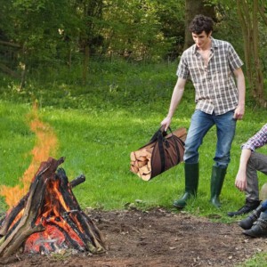 Torba na OPAŁ do DREWNA PRZENOŚNA DREWNO KOMINKOWE NOSZENIA DRZEWA XXL 900D - miniatura 14