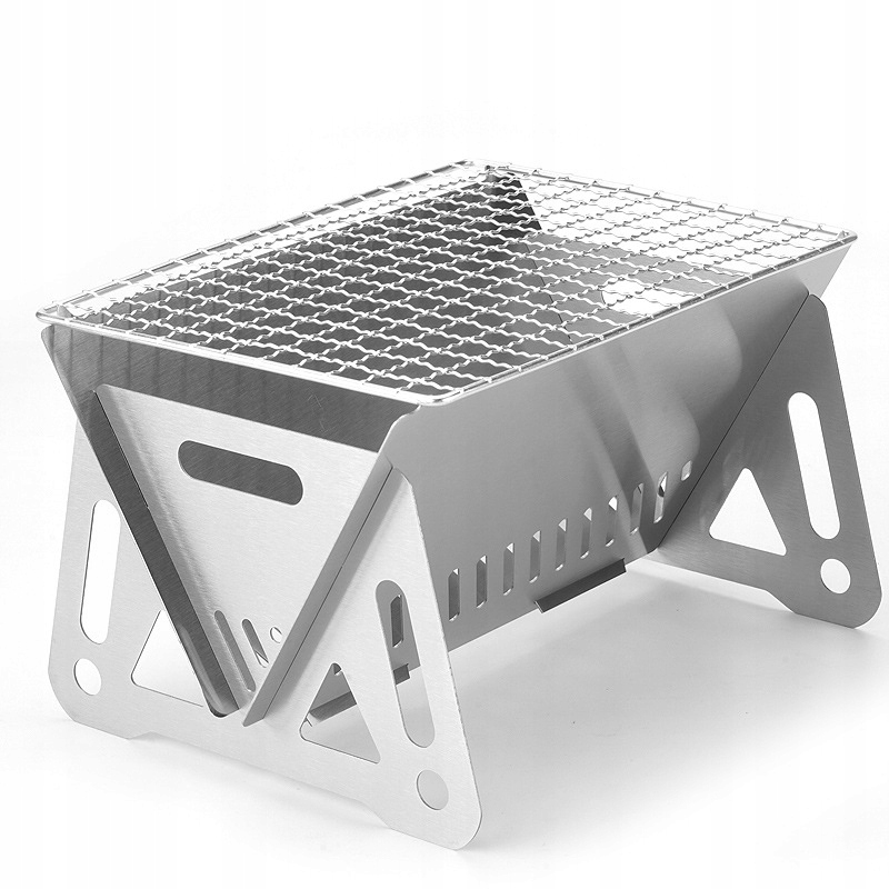 Grill PALENISKO Ogrodowe MAŁY PORĘCZNY Kempingowy TURYSTYCZNY +ETUI THICK - obrazek 6