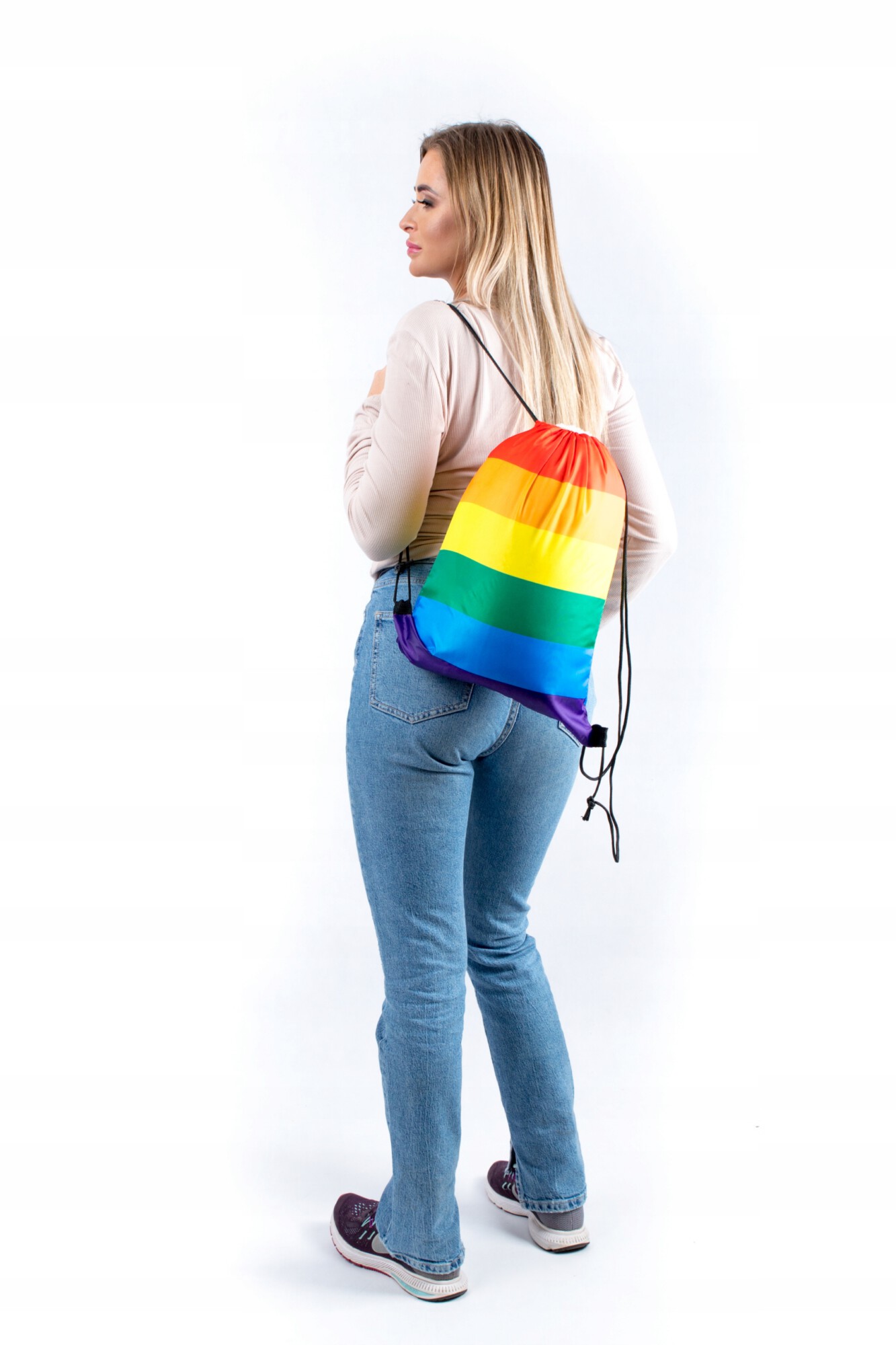 TORBA PLECAK LGBT TĘCZOWY PRIDE TĘCZA WOREK - zdjęcie 3