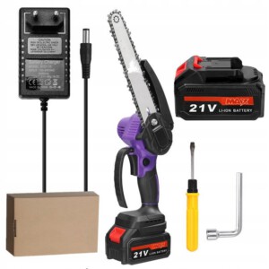 Piła Elektryczna Łańcuchowa do Gałęzi 7,30 cala PILARKA AKUMULATOROWA 2xAKU