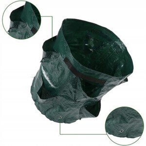 Doniczka KASKADA Worek na WARZYWA WISZĄCA TRUSKAWKI POZIOMKI KIESZENIE 35cm - miniatura 6