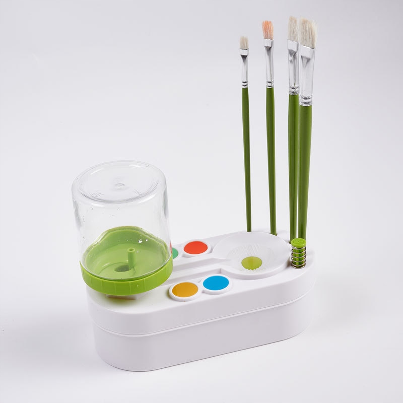 BRUSH Płuczka SPŁUCZKA STACJA do CZYSZCZENIA PĘDZLI MALOWANIA XXL - obrazek 8