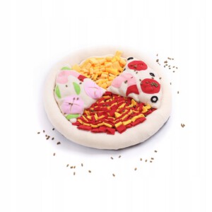 PLUSZOWA PIZZA dla psa ZABAWKA Mata EDUKACYJNA XL - miniatura 4
