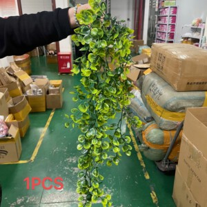 SZTUCZNA Roślina EUKALIPTUSOWA Wisząca do 85 cm DUŻA Ozdoba REALISTYCZNA XL - miniatura 11