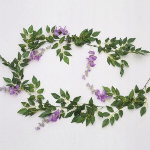 SZTUCZNA Roślina PNĄCZE 200 cm ŚLUB WESELE Dekoracja PIĘKNA KWIATY BRAMKA - miniatura 3