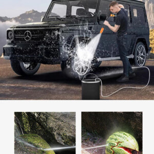 MYJKA Ciśnieniowa AKUMULATOROWA do 100bar ZESTAW 600W OGRODOWA - miniatura 14