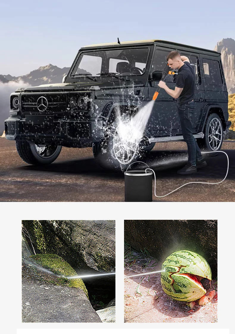 MYJKA Ciśnieniowa AKUMULATOROWA do 100bar ZESTAW 600W OGRODOWA - obrazek 14