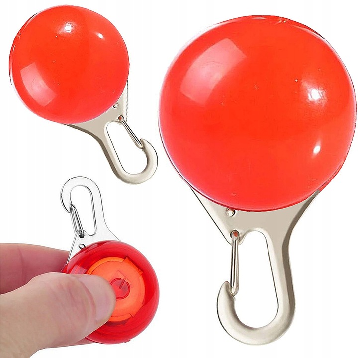 LAMPKA na OBROŻĘ LED ŚWIECI na WIECZORNE SPACERY