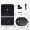 DZWONEK do DRZWI z Kamerą PODGLĄD Wizjer DOMOFON WIFI APLIKACJA iOS Android - miniatura 3