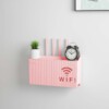 UCHWYT ŚCIENNY PÓŁKA na ROUTER WIFI SWITCH Różowa - miniatura 4