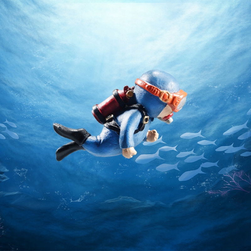 OZDOBA AKWARIOWA Nurek pływający po akwarium 3x7cm - obrazek 9