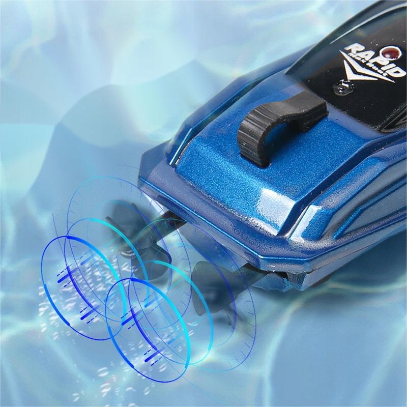 MOTORÓWKA ŁODKA ZDALNIE STEROWANA MAŁA SZYBKA USB 2.4G PILOT PREZENT - obrazek 5