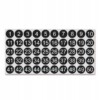 Naklejki 1-100 CYFRY Numery CZARNE OZNACZANIE Numerowanie 5 ARKUSZY 500 szt - miniatura 2