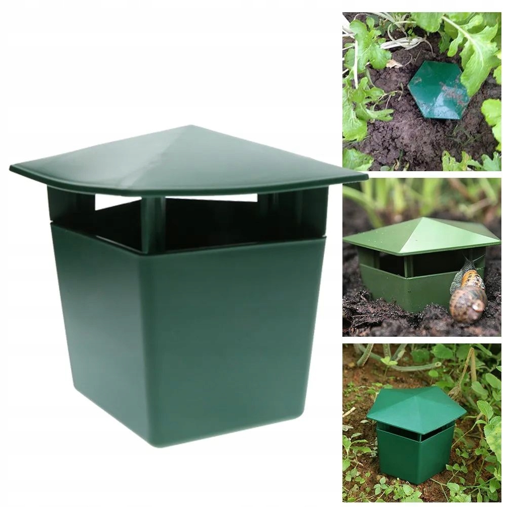 PUŁAPKA NA ŚLIMAKI Naturalna EKOLOGICZNA WABIK Przeciw ŚLIMAKOM Domek XL - obrazek 3