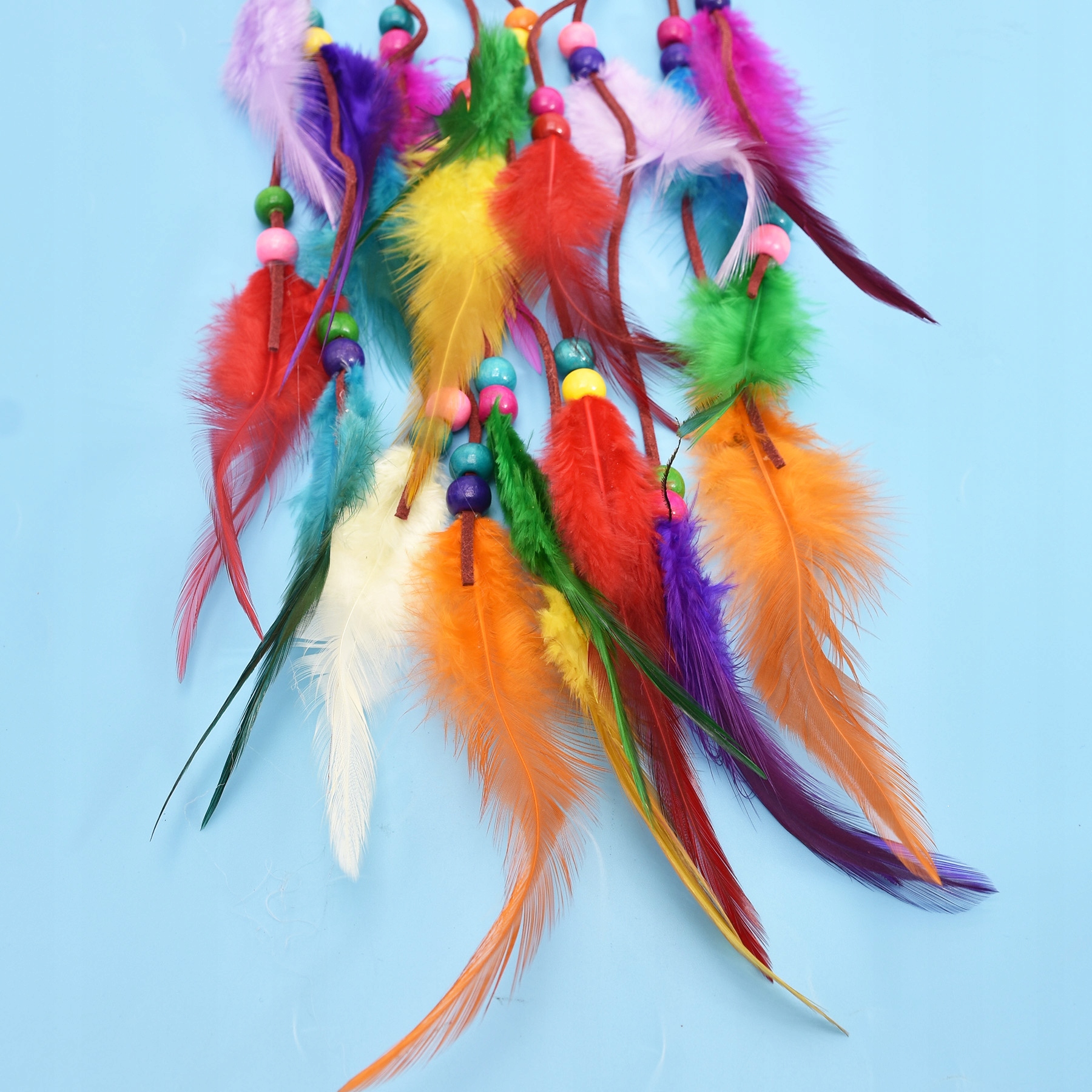 Pióropusz opaska do włosów łapacz snów piórka a14 - obrazek 5