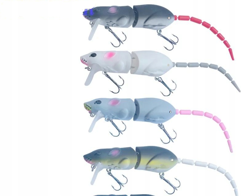 Wobler przynęta wędkarska szczupak sandacz sum 15.5g 8.5cm mysz szczur - zdjęcie 7