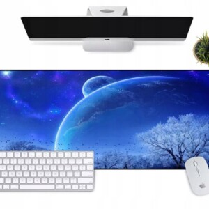 Podkładka gamingowa pod myszkę duża dla graczy prezent rgb led 90x40 04 - miniatura 3
