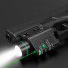 Latarka laser zielony 1000lm celownik do pistoletu asg glock broń picatinny - miniatura 8