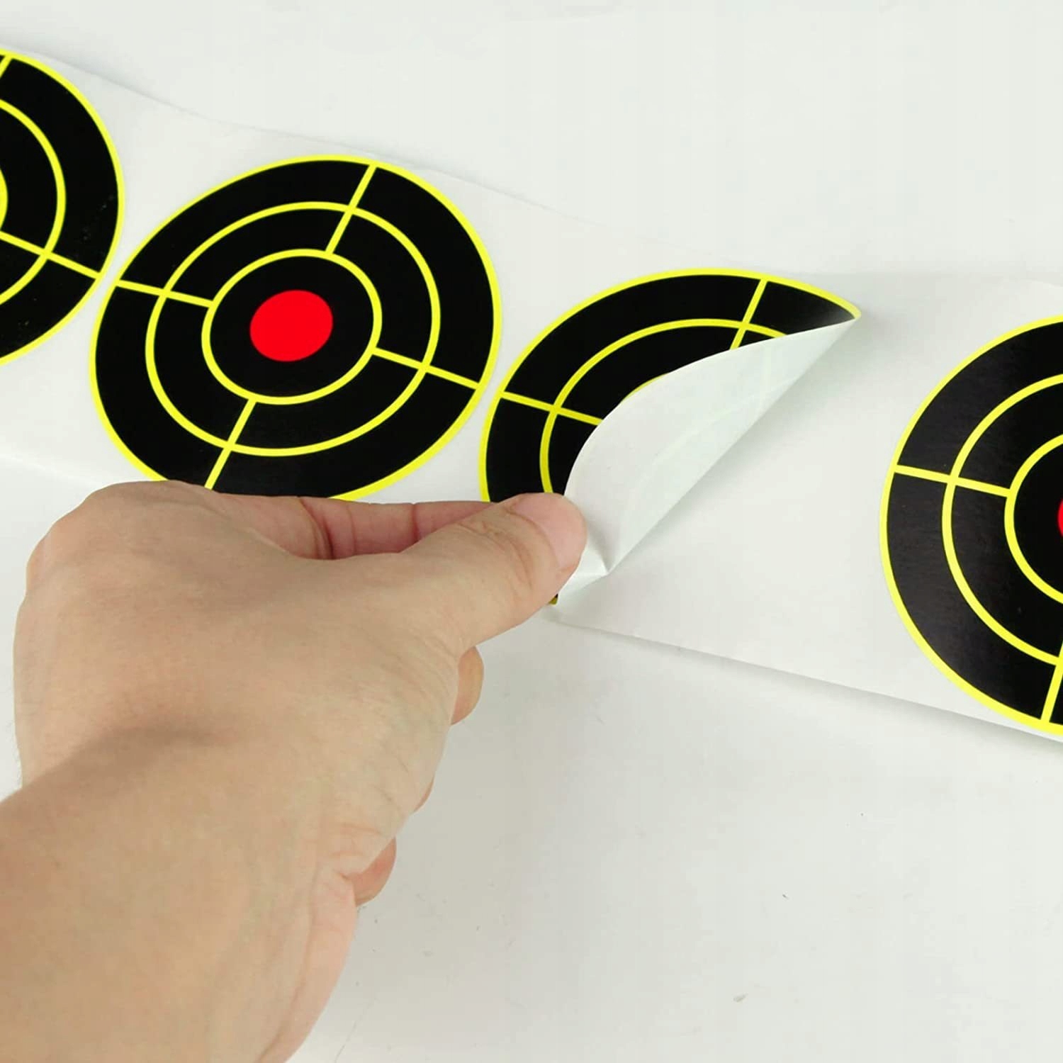 Tarcze srzeleckie naklejki samoprzylepne rozpryskowe splatter 7.62cm 200szt - obrazek 6