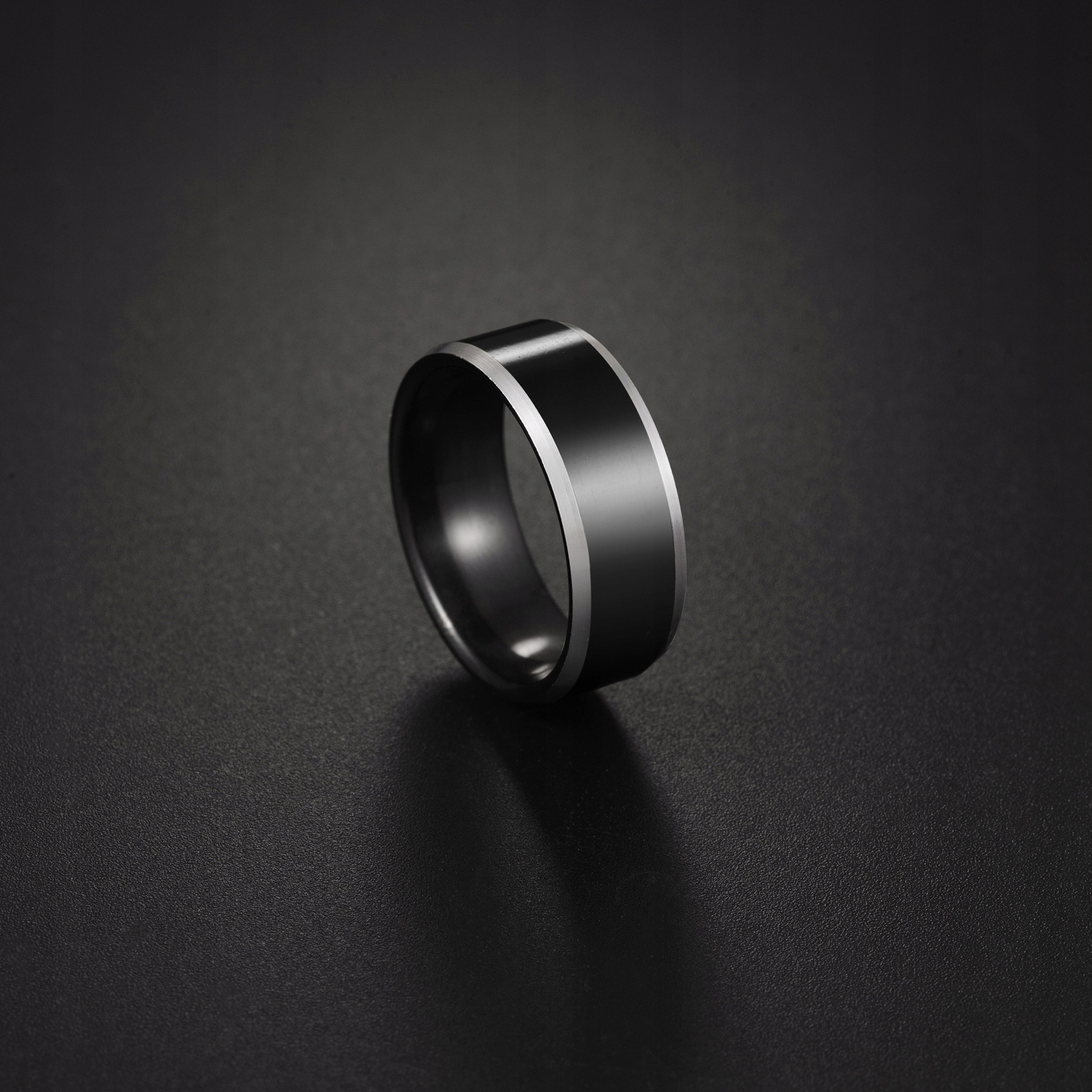 Obrączka pierścionek wolfram wolfring eu19 us9 - obrazek 5