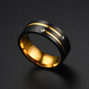 Obrączka pierścień z wolframu wolfring eu19 us09 - miniatura 6