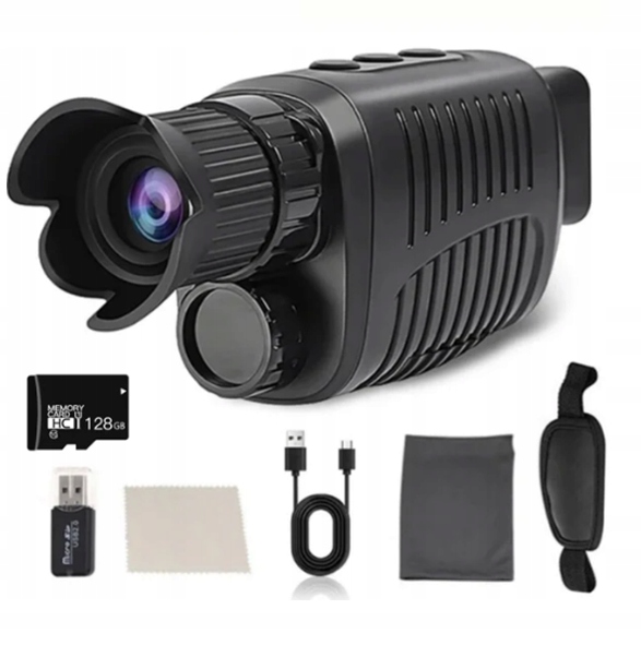 Noktowizor 7-poziomów do 800m 5x zoom led fullhd 1080p usb cyfrowy 128gb - obrazek 15