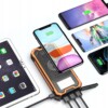 Powerbank solarny 4xusb 20000mah 20w indukcja ip65 - miniatura 2